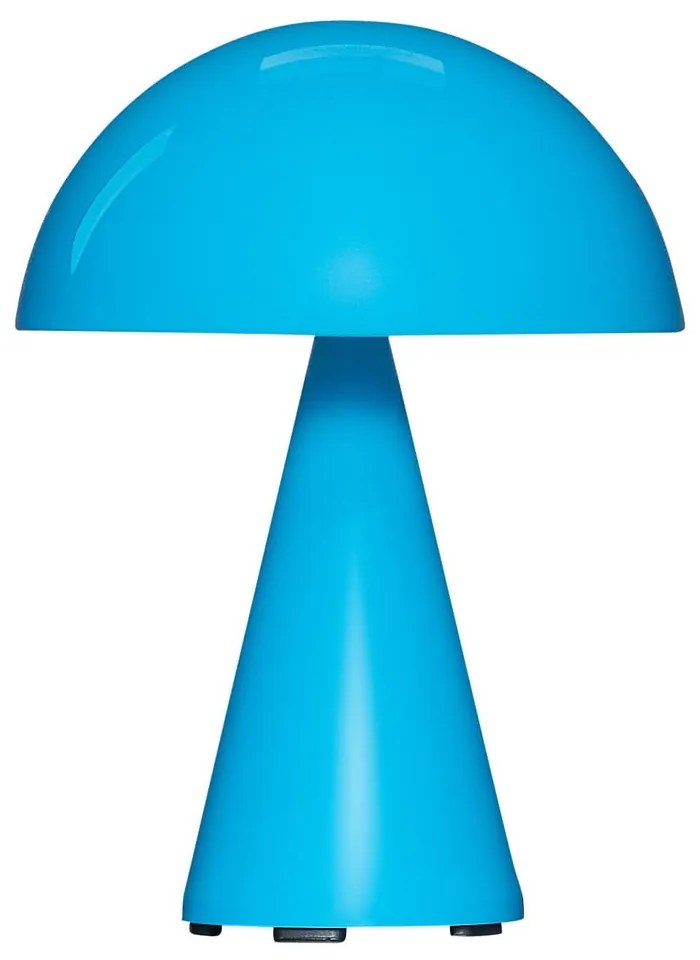 Синя LED затъмняваща се настолна лампа (височина 20 cm) Mush – Hübsch