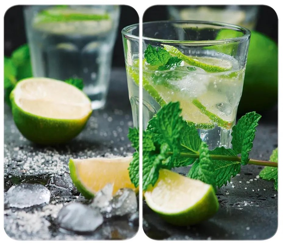 WENKO 2521482100 - Капак за печка 52x30 cm многоцветен/сив/прозрачен