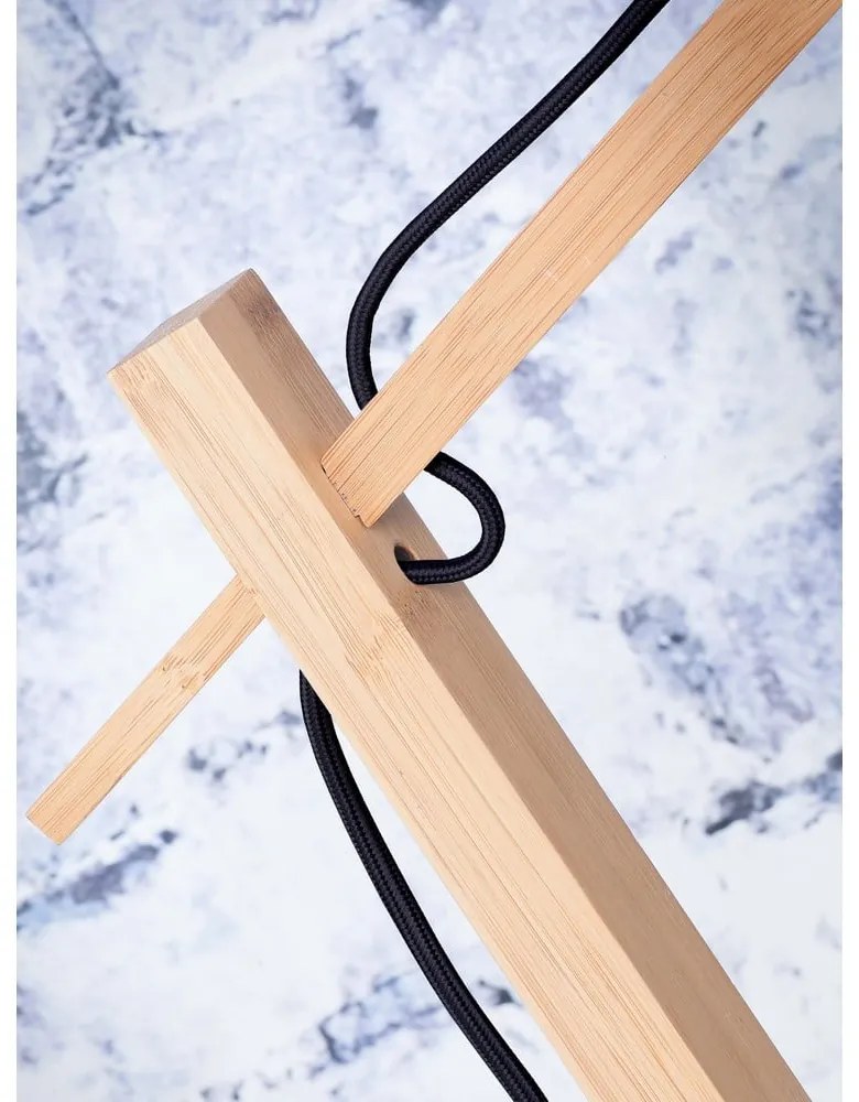 Подова лампа с абажур от ратан в естествен цвят (височина 150 см) Tanami - Good&amp;Mojo