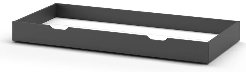 Антрацитна кутия за съхранение на детско легло 90x200 cm DALLAS – Vipack