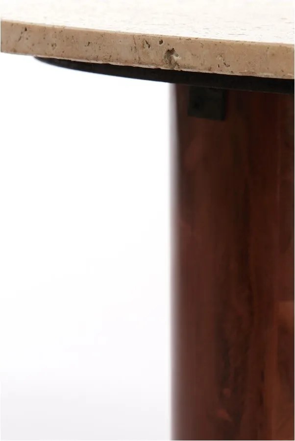 Кафява масичка за кафе 72x90 cm Mahelona – Light &amp; Living