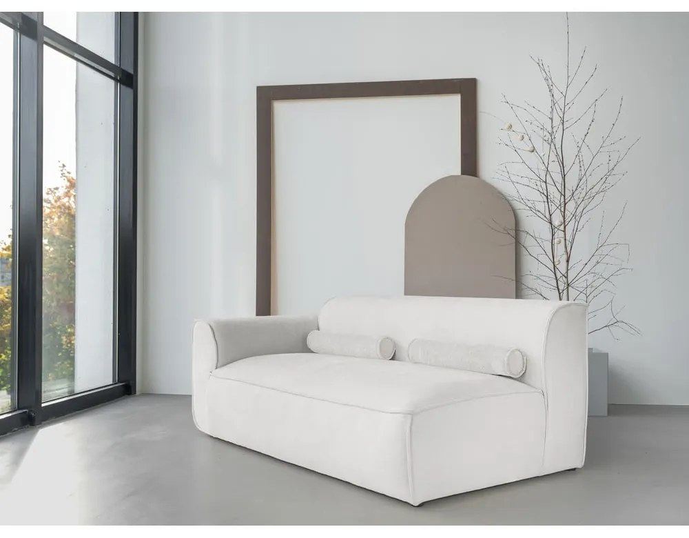 Бял модулен диван (ляв ъгъл) Flex Felix – Miuform