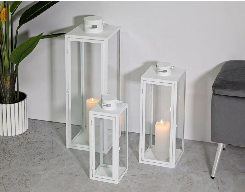 Метален фенер 3 бр. (височина 66 cm) – Mauro Ferretti