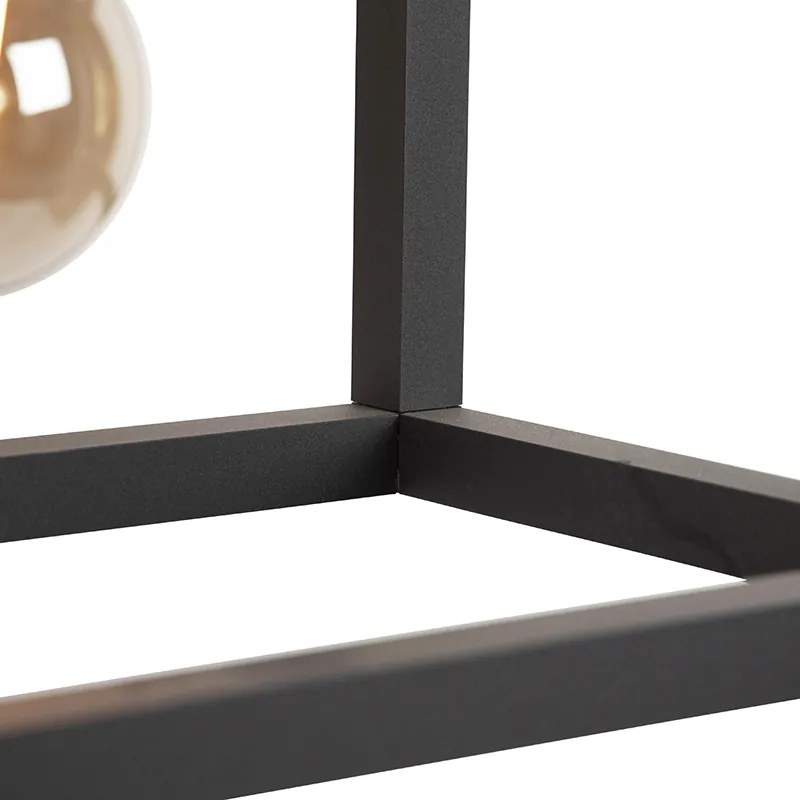 Интелигентна висяща лампа черна 4-светлина с Wifi G95 - Big Cage