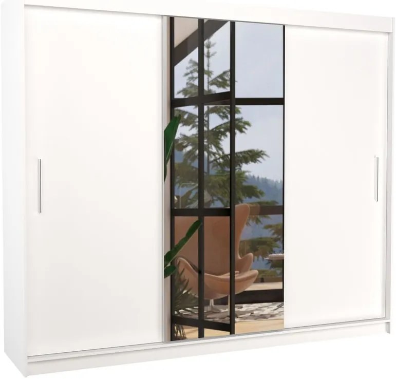 Гардероб Zakaria 250 плъзгащ се-Leuko