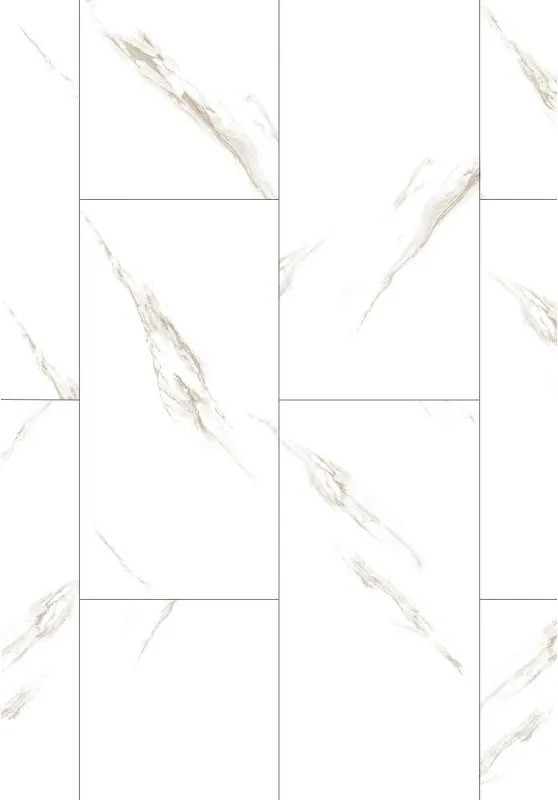 Mexen River White  винилови панели 610 x 305 мм LVT Dryback 2,5 мм, основа PVC, 4 V-фуга, Jazz White - F1450-0610-305-255-4V1-01