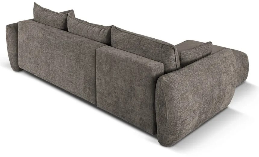 Сив ъглов диван (ляв ъгъл) Matera - Cosmopolitan Design