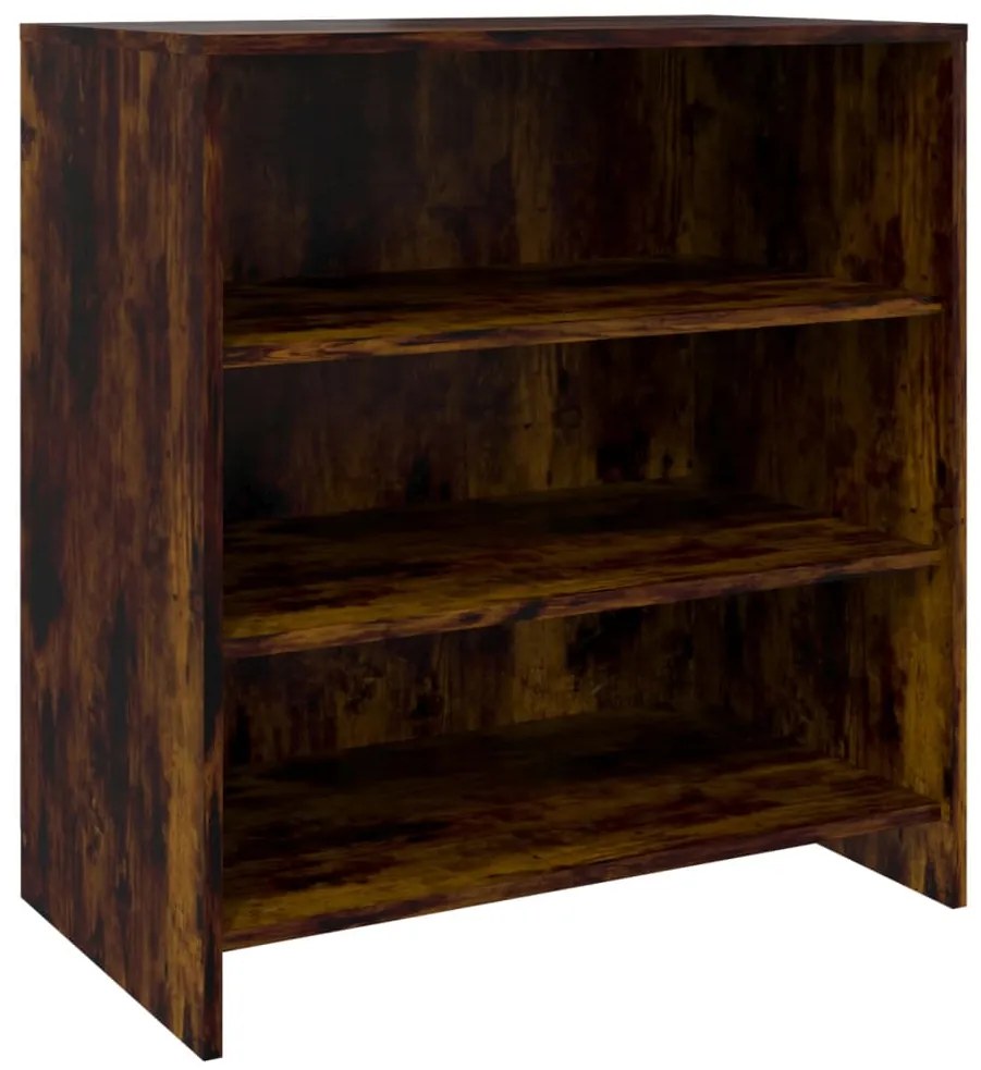 813008 vidaXL Сайдборд, опушен дъб, 70x40,5x75 см, инженерно дърво