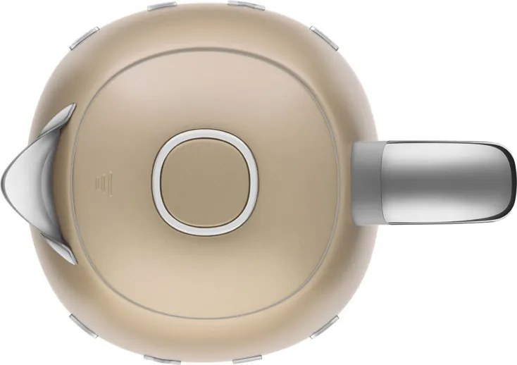 Електрическа кана SMEG KLF03CHMEU, 2400 W, 1.7 л, 360° основа, Матово покритие, Шампанско