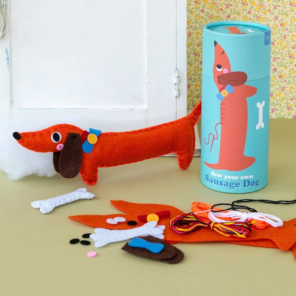 Творчески комплект Sew Your Own Sausage Dog – Rex London