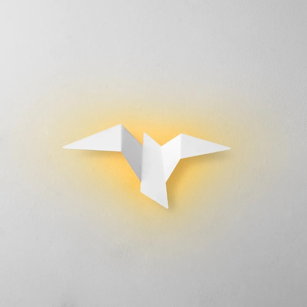 Бяла LED стенна лампа Pacali – Opviq lights