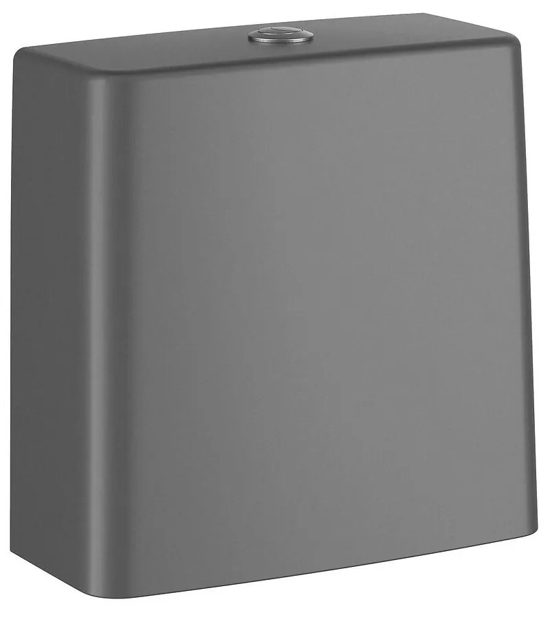 Тоалетно казанче A3410B1640, с двоен бутон 4,5/3л, с долно захранване, оникс, 37x16.5x38см