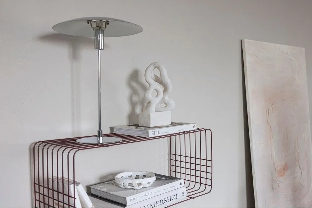 Бордо на няколко нива метален стенен рафт 70 cm Wire – Mette Ditmer Denmark