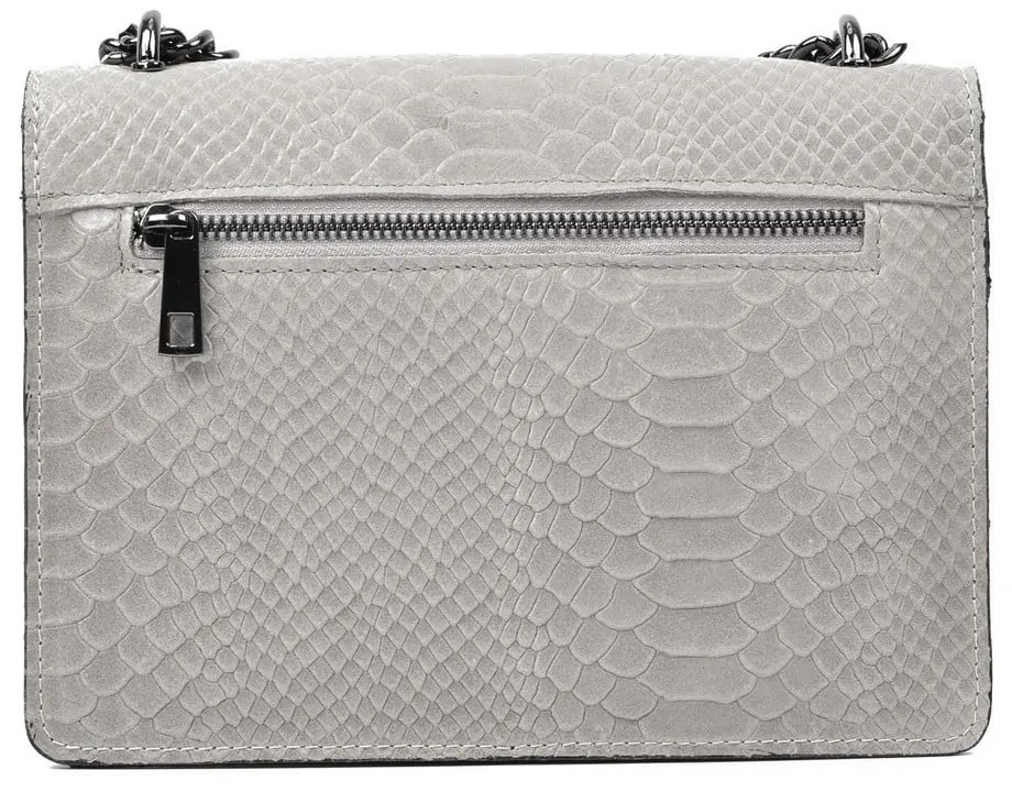 Бежова кожена чанта Fiona - Renata Corsi