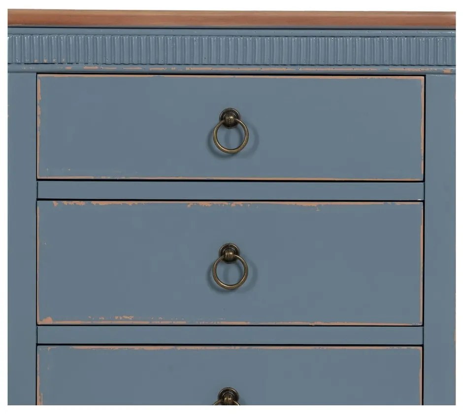 Синьо нощно шкафче Shabby – Ixia