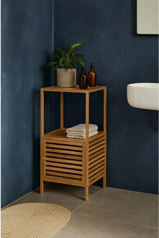 Бамбуков рафт за баня в естествен цвят 35x80 cm Auren – Bonami Essentials