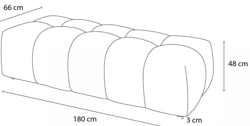 Зелено столче за крака Mont-Blanc - Bobochic Paris