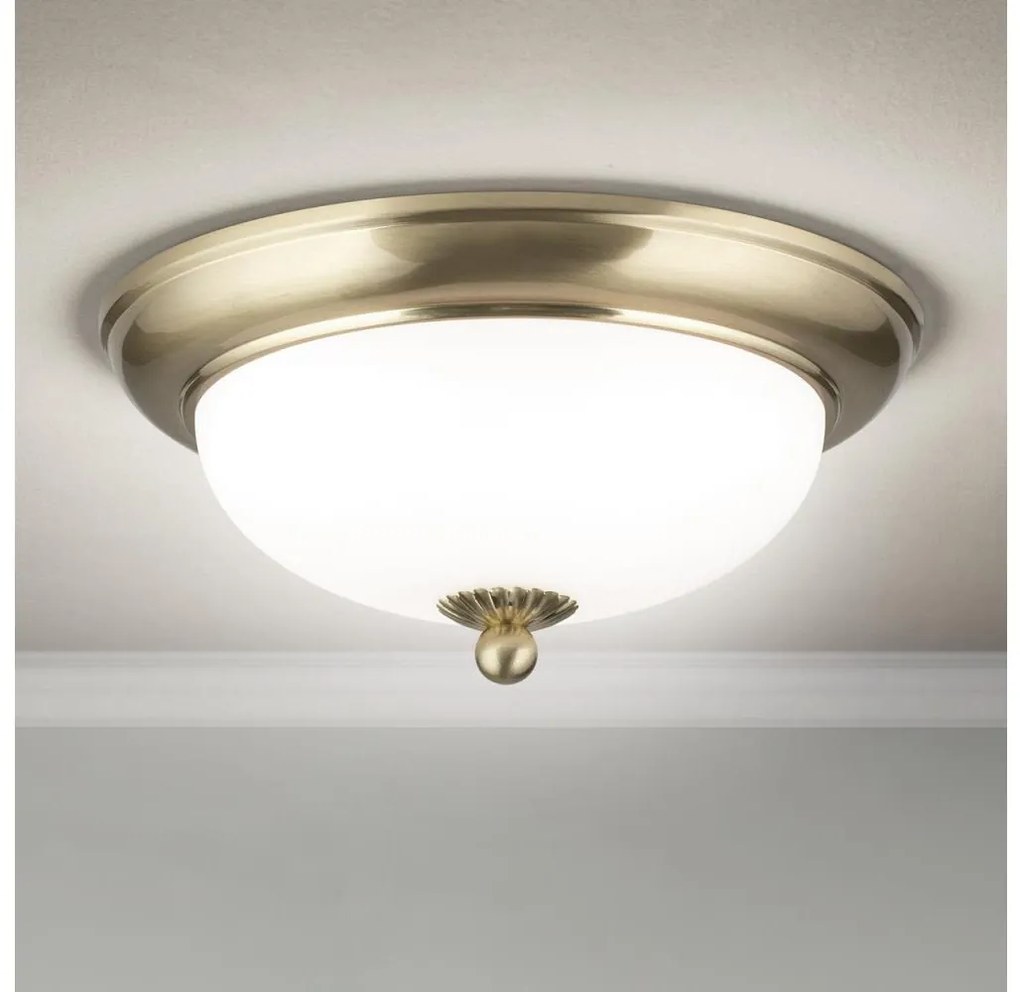 Orion - Таванно осветително тяло EMPIRA 2xE14/40W/230V Ø 26,5 см месинг