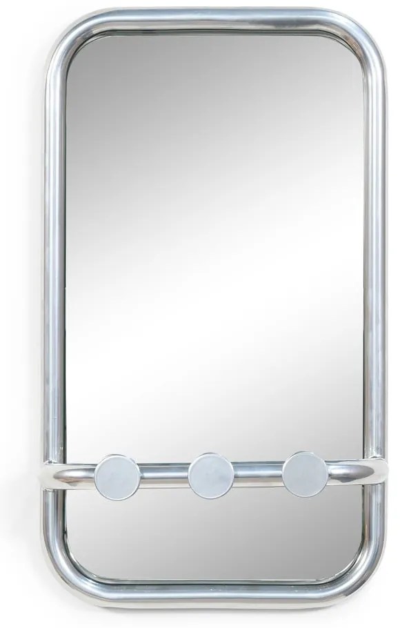 Метален панел за окачване в сребрист цвят 35x60x11 cm Retro – Spinder Design