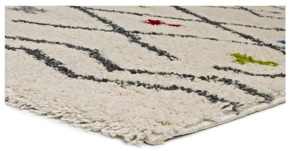 Бял килим Kasbah Puro, 80 x 150 cm - Universal