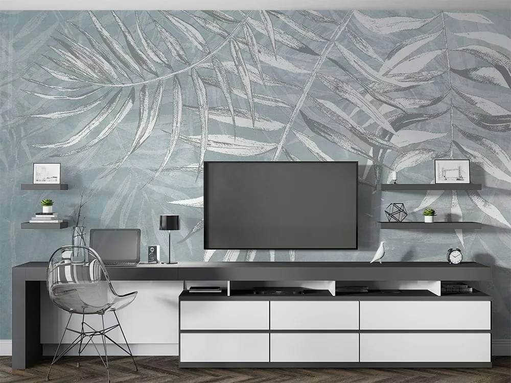 Фототапет Silver Palm Serenity