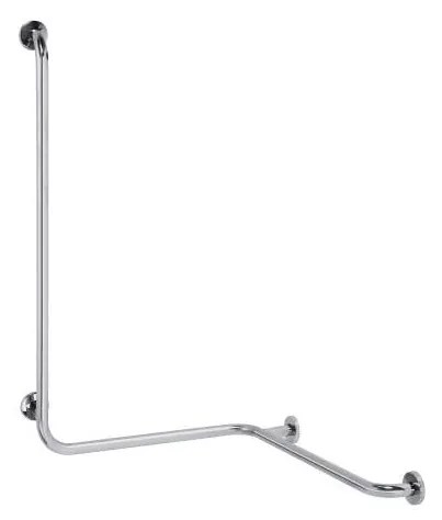 Дръжка за душ 66x118 cm неръждаема стомана/сребриста