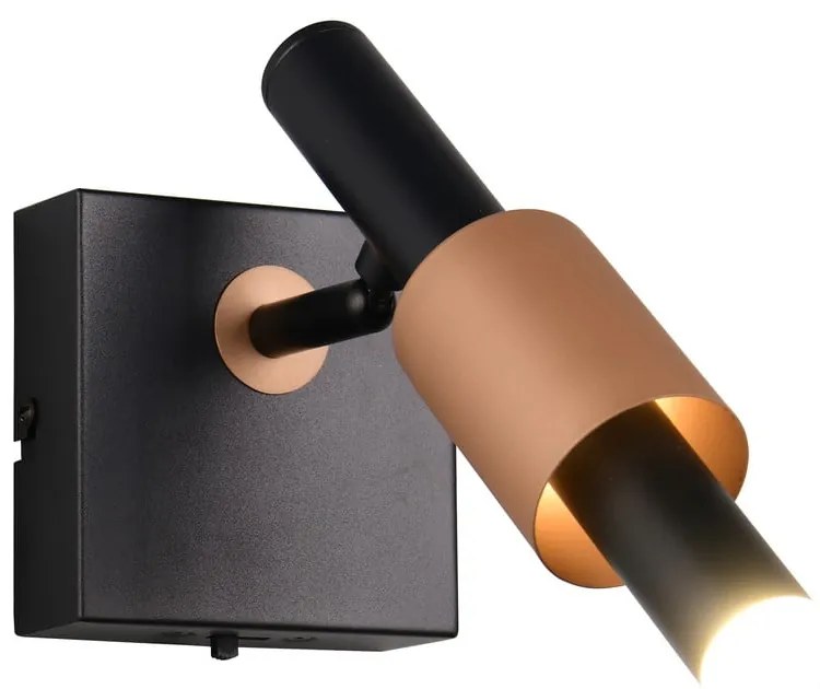 LED прожектор в черен и бронзов цвят 20,5x10 cm Ikaris – Trio Select