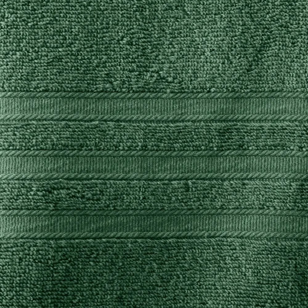 Тъмнозелена памучна хавлиена кърпа от тери 90x140 cm Zero Twist – Catherine Lansfield