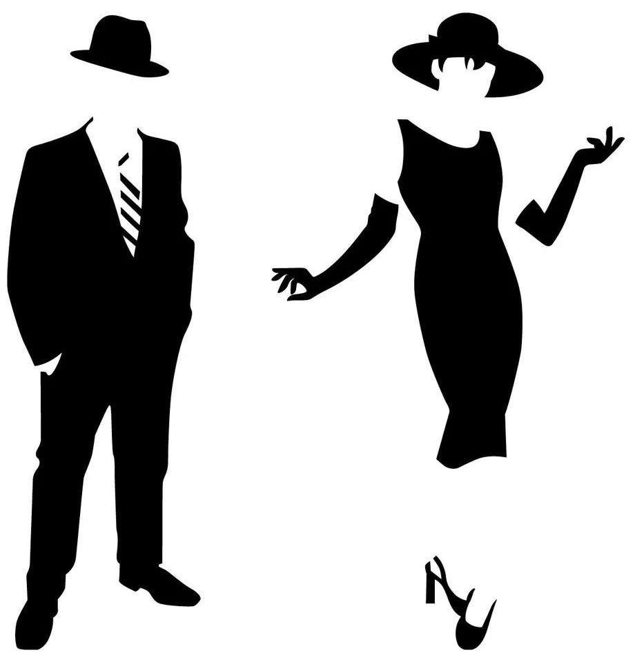 Елегантен стикер за тоалетна, 25 x 25 cm - Ambiance