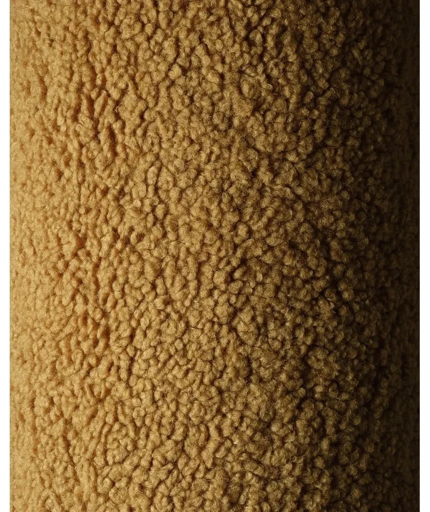 Кафява детска възглавница за диван от букле Bear – Wigiwama