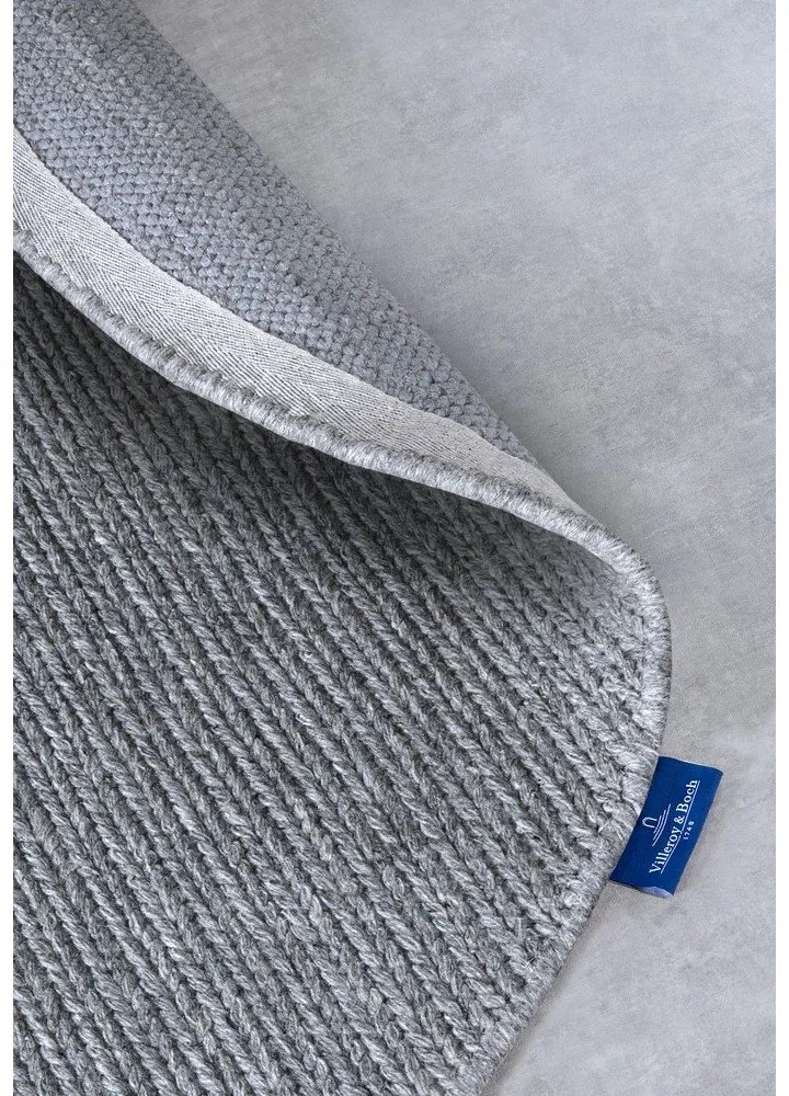 Сив ръчно изработен вълнен кръгъл килим ø 200 cm Francois – Villeroy&Boch