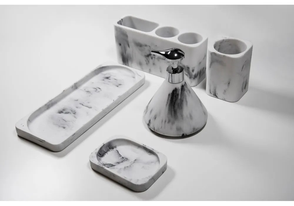 Бяла и сива табла за баня Desio - Wenko