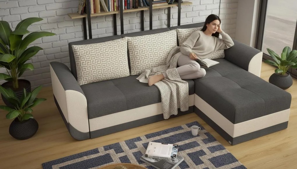 Разтегателен ъглов диван Хилтън