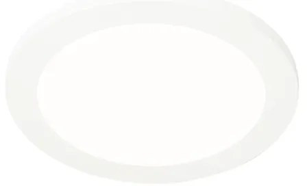 Таванна лампа бяла 22,5 см с LED 3-степенен димер IP44 - Steve