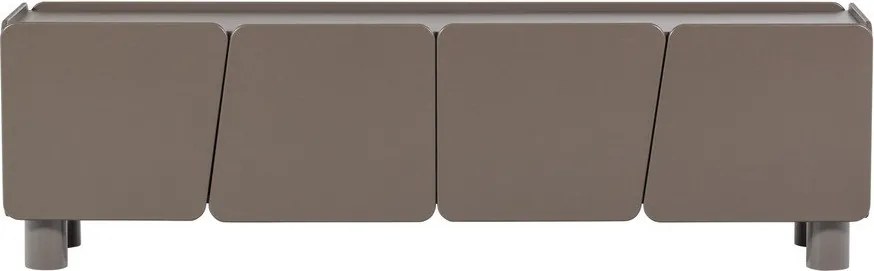 Кафява маса за телевизор от масивен бор 200x58x45 cm Root – WOOOD