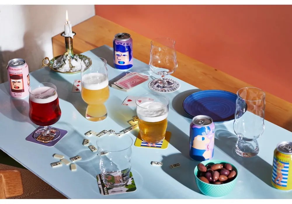 Стъклени чаши в комплект 2 бр. за бира 400 ml Mikkeller – Holmegaard