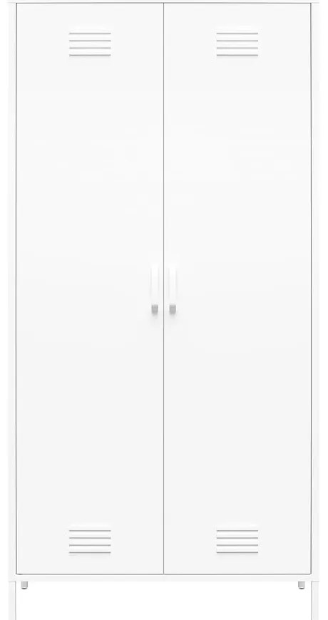 Бял метален гардероб 90x185 cm Mission District - Støraa