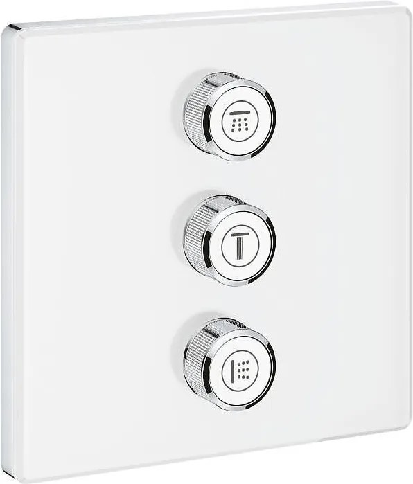 Grohtherm Smart Control, троен вентил за вграждане с 3 извода за 35600, външна част