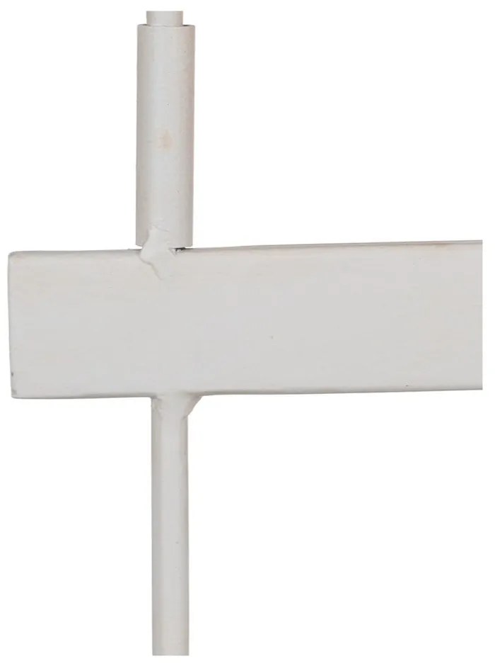 Бяла метална стенна закачалка – Ixia