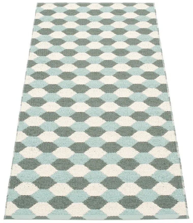 Зелена и тюркоазена пътека за открито и закрито 70x160 cm Dana Army – Pappelina