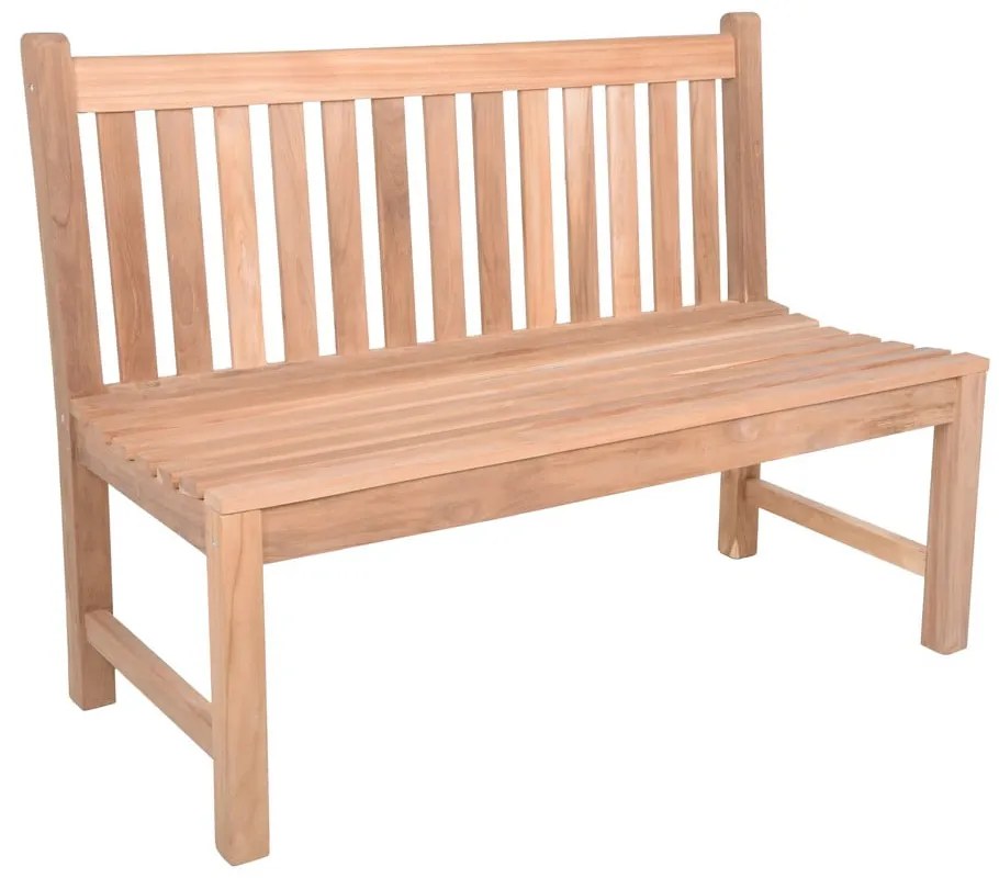 Градинска пейка от масивно дърво в естествен цвят Solo – Garden Pleasure