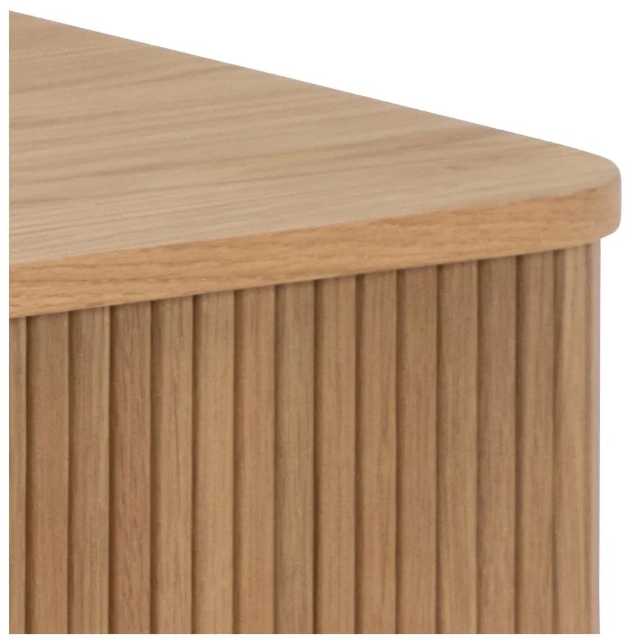 Масичка за кафе от дъб в естествен цвят 70x130 cm Langley – Actona