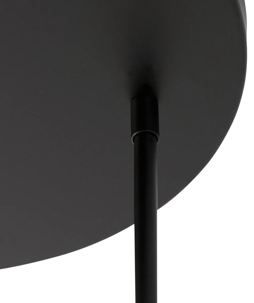 Интелигентна таванна лампа черна с 3 Wifi G95 - Facil