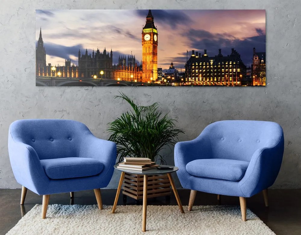 Картина на платно – Нощен Big Ben в Лондон