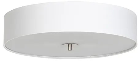 Ръстична таванна лампа бяла 50 см - Drum