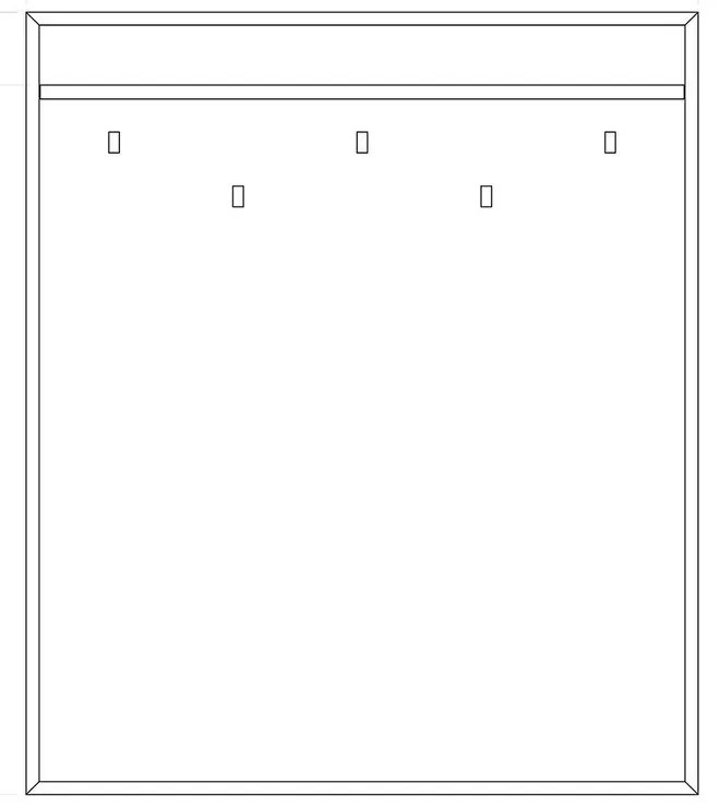 Стенна закачалка от дъбово дърво в естествен цвят с рафт Abies - The Beds