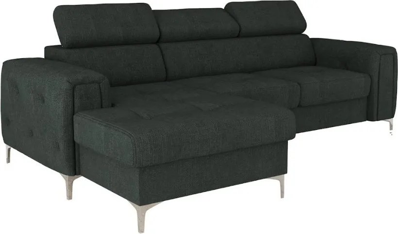 Ъглов Диван Almeria Mini-сив-ляв-плат