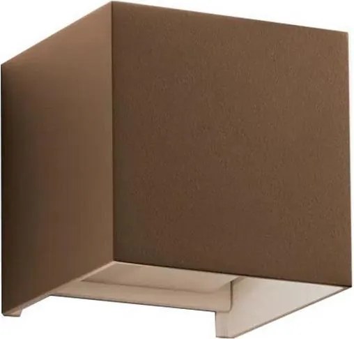 Ideal Lux - LED външен стенен осветител ATOM LED/12W/230V CRI 90 IP54 кафяв