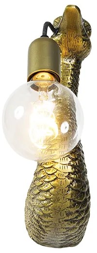 Винтидж стенен аплик месинг - Animal Camel Bird