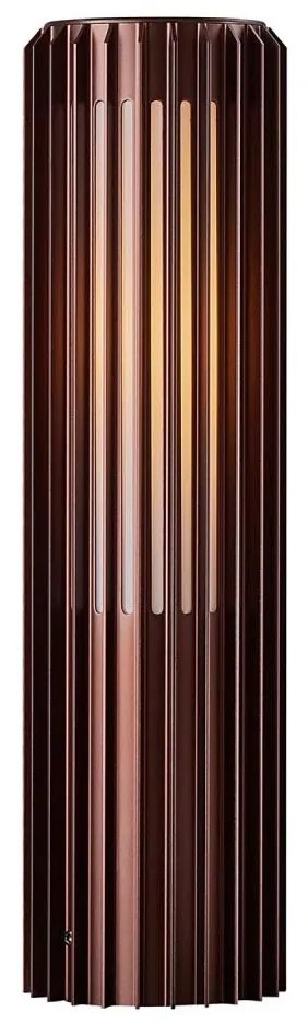 Nordlux - Екстериорна лампа ALUDRA 1xE27/15W/230V IP44 кафяв 45,4 см